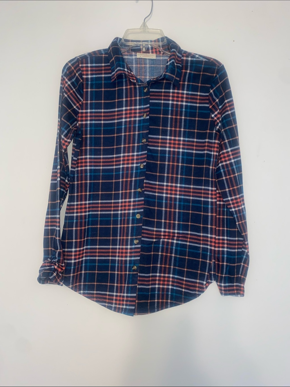 Bobbie Brooks Ladies' Blue and Red Plaid Shirt